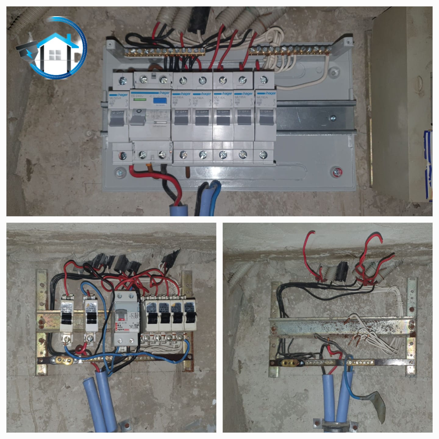 החלפת לוח חשמל חדש ותקני במקום הישן והלא תקני